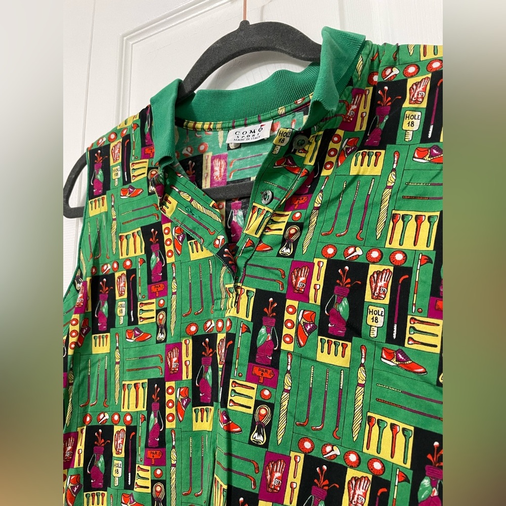 Vintage Golf Pattern Top
